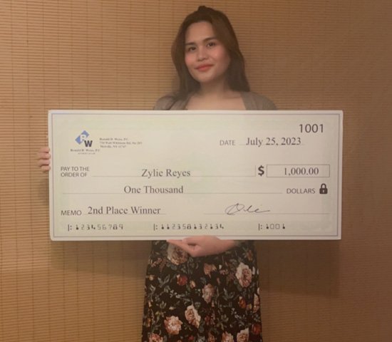2nd place Zylie Reyes 1