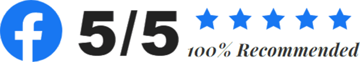 Facebook Reviews - 5.0 stars